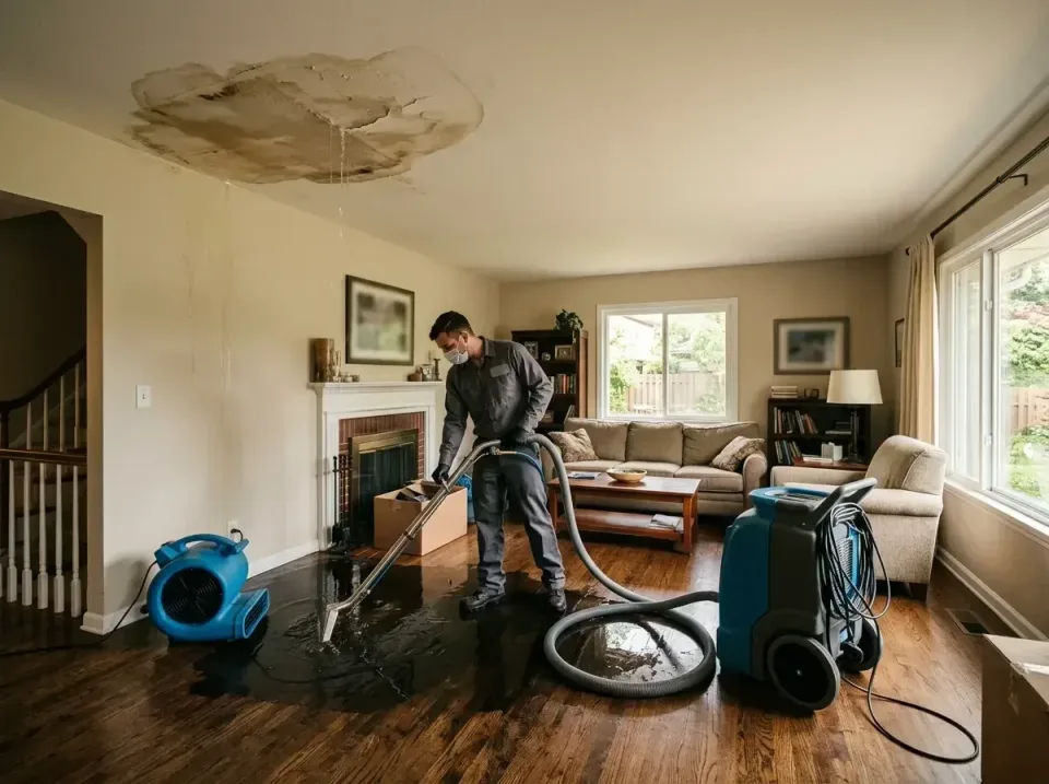 attic-pipe-burst-ceiling-drip-008 — frequently asked questions, Water Damage Restoration & Carpet Care in Rancho San Diego,…